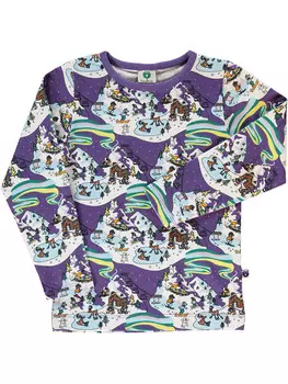 Лонгслив Smfolk, цвет violett/bunt