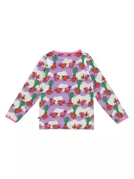 Лонгслив Smfolk, лавандовый