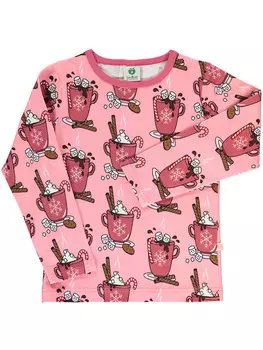 Лонгслив Smfolk, розовый