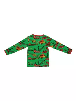 Лонгслив Smfolk, зеленый