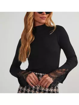 Лонгслив So You, черный