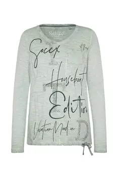 Лонгслив Soccx Shirt Rock the Boat, цвет cyan blue