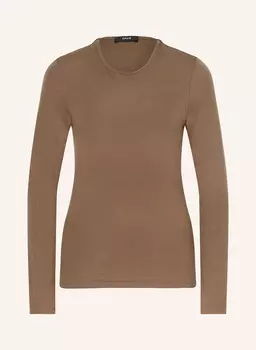 Лонгслив согети OPUS, коричневый