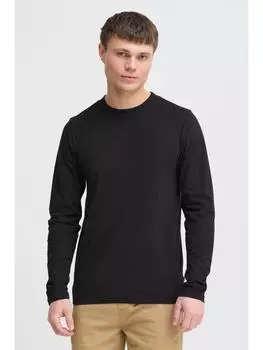 Лонгслив !SOLID, черный