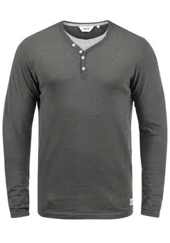 Лонгслив !Solid DORIANO, пятнистый серый