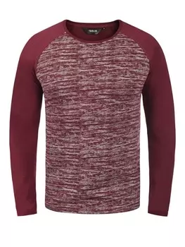 Лонгслив !SOLID, красный