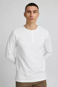 Лонгслив !SOLID Langarmshirt, белый