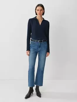 Лонгслив Someday, темно-синий