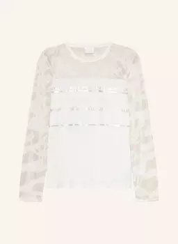 Лонгслив SPORTALM, белый/золотой