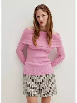 Лонгслив STEFANEL, розовый