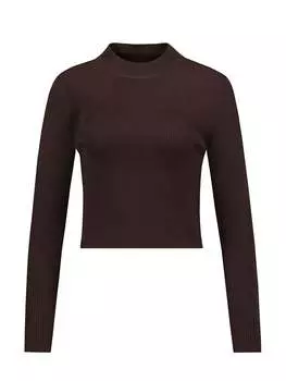 Лонгслив Stitch & Soul, цвет Dunkelbraun