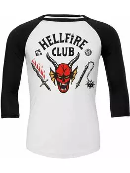 Лонгслив Stranger Things, черный