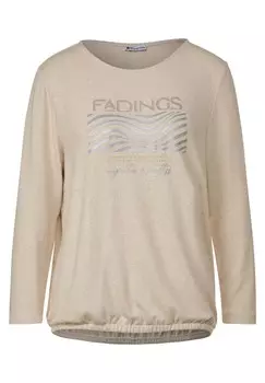 Лонгслив Street One, бежевый