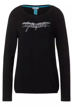 Лонгслив Street One, черный