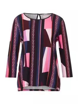 Лонгслив Street One, цвет purple brown