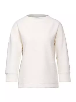 Лонгслив Street One Langarmshirt, цвет lucid white