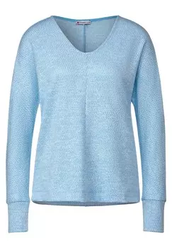 Лонгслив Street One, пятнистый синий