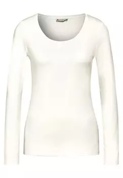 Лонгслив STREET ONE Shirt, белый
