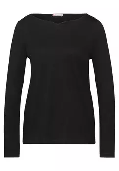 Лонгслив STREET ONE Shirt, черный