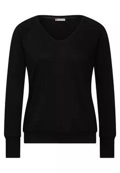 Лонгслив STREET ONE Shirt, черный