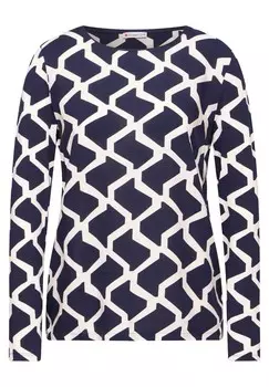 Лонгслив STREET ONE Shirt, черный