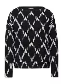 Лонгслив STREET ONE Shirt, черный