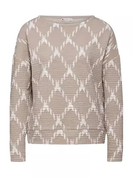 Лонгслив STREET ONE Shirt, цвет mocha