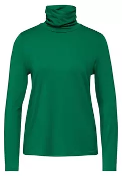 Лонгслив STREET ONE Shirt, зеленый