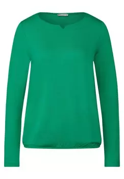 Лонгслив Street One, зеленый