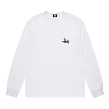 Лонгслив Stussy Basic Long-Sleeve Tee 'White', белый
