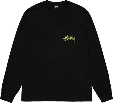 Лонгслив Stussy Beat Crazy 'Black', черный