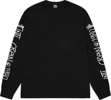 Лонгслив Stussy International Crew 'Black', черный