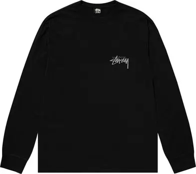 Лонгслив Stussy Landin Long-Sleeve Tee 'Black', черный