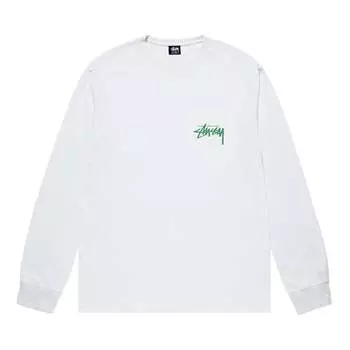 Лонгслив Stussy Landin Long-Sleeve Tee 'White', белый