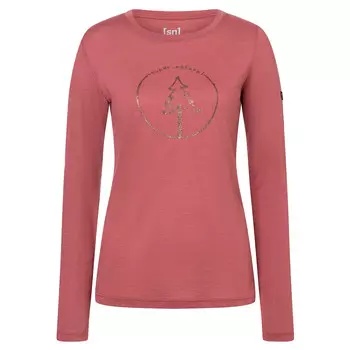 Лонгслив Super.Natural Bubble Tree L/S, цвет Roan Rouge/Copper