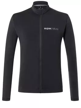 Лонгслив super.natural Merino, черный