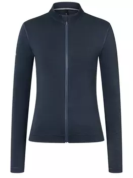 Лонгслив super.natural Merino Fahrradtrikot, синий