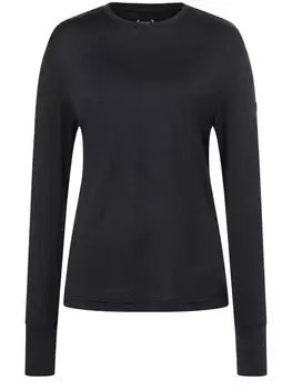 Лонгслив super.natural Merino Longsleeve W WARM UP LS, черный