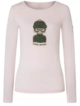 Лонгслив super.natural Merino, роза