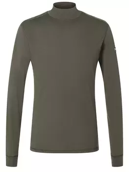 Лонгслив super.natural Merino, зеленый
