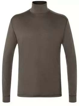 Лонгслив super.natural Merino, зеленый