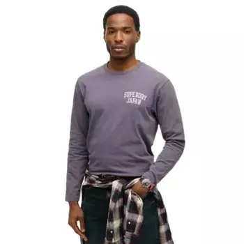 Лонгслив Superdry Athletic Ess, серый