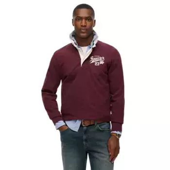Лонгслив Superdry Athletic Rugby, красный