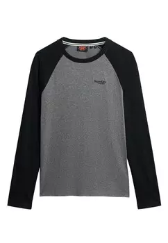 Лонгслив Superdry ESSENTIAL, темно-серый