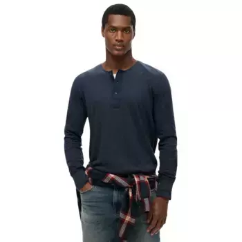 Лонгслив Superdry Merchant Grandad, серый