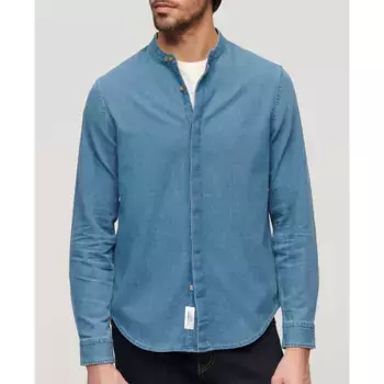 Лонгслив Superdry Merchant Grandad, синий