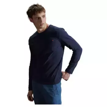 Лонгслив Superdry Orange Label Vintage Embroidered, синий