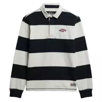 Лонгслив Superdry Vintage Athletic Stripe Rugby, бежевый