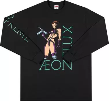 Лонгслив Supreme Aeon Flux Long-Sleeve Tee 'Black', черный