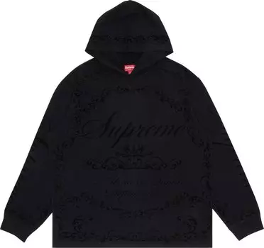 Лонгслив Supreme Celebr Hooded Long-Sleeve Top 'Black', черный